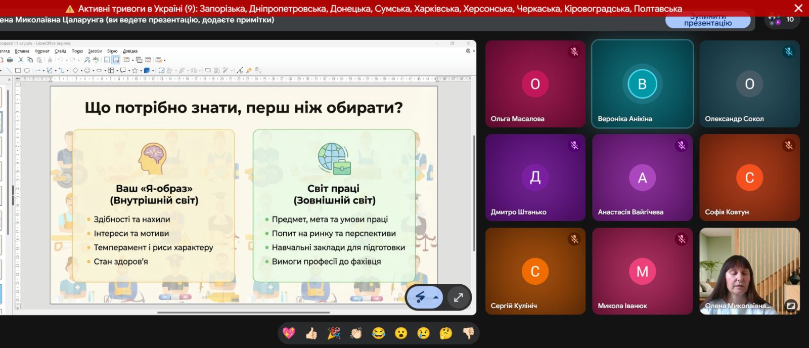Профорієнтаційні тренінги для учнів 9–11 класів: свідоме проектування кар’єри